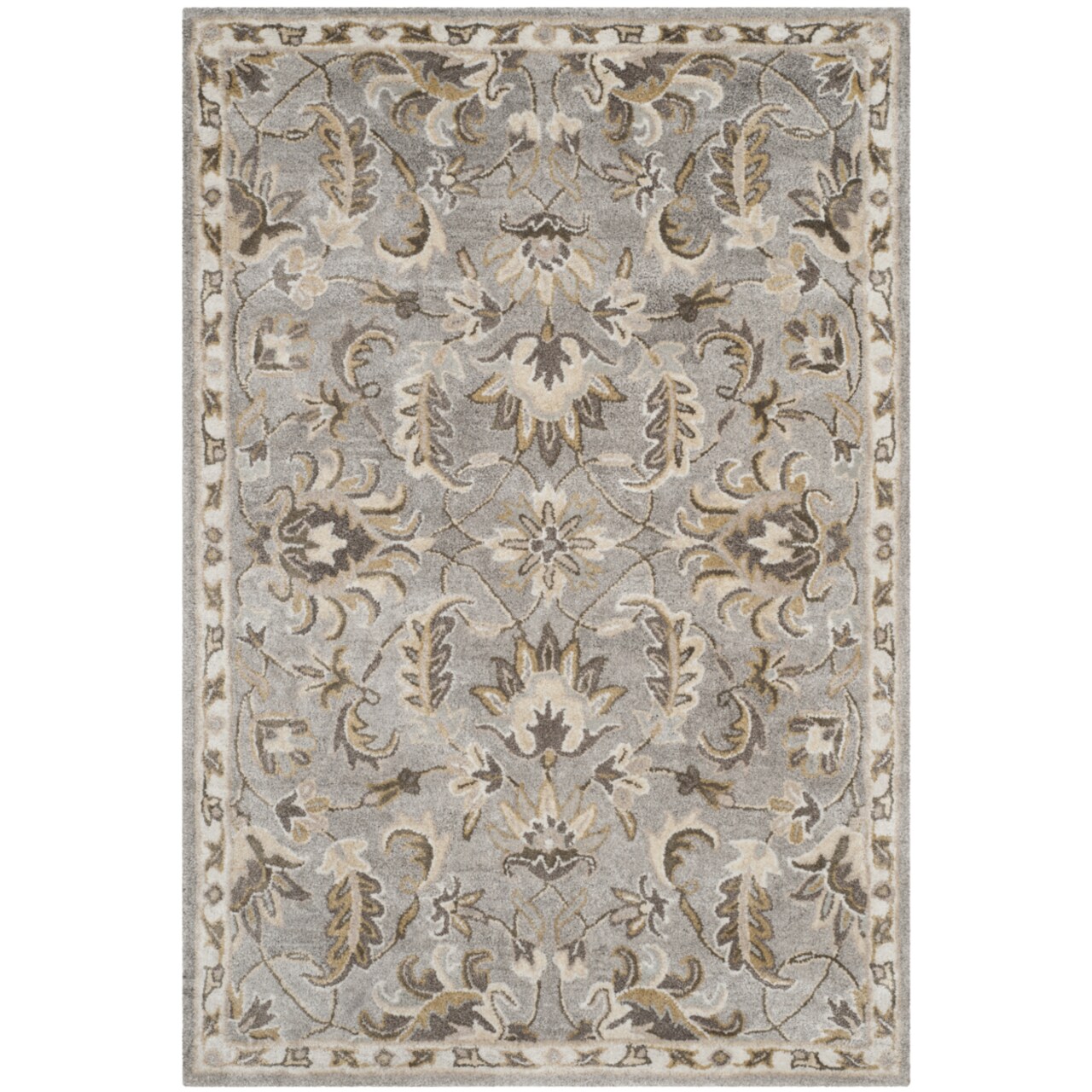 Safavieh Bella Bel924B Handmade Grey / Multi Rug Hand Tufted Area Rug Carpet